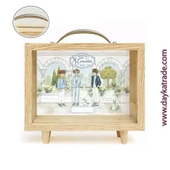 Hucha de Madera Comunión Niño Dayka