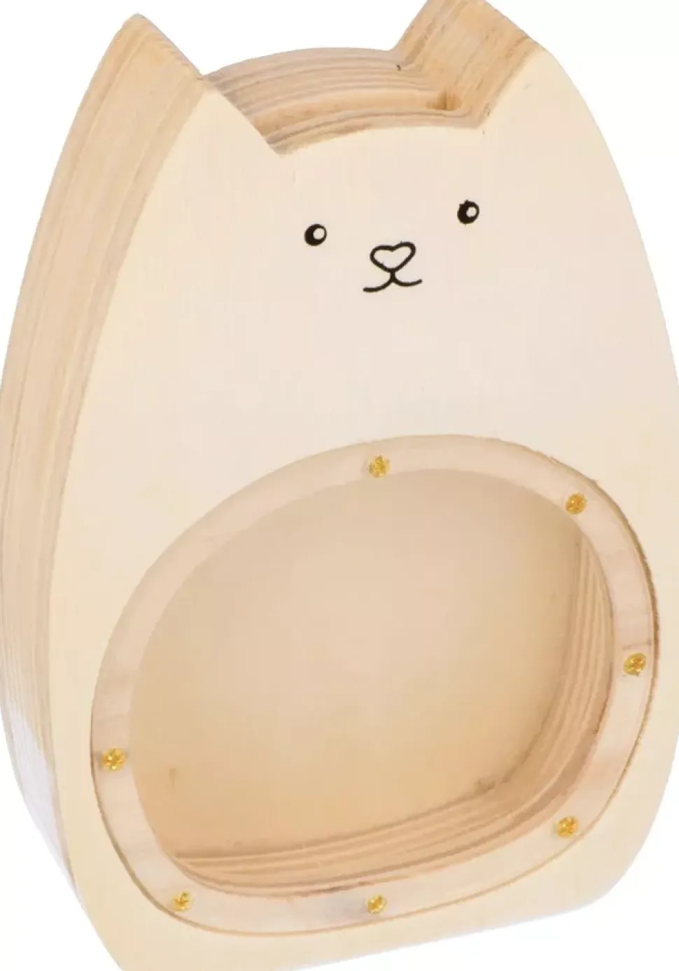 Hucha Gato De Madera Artemio