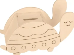 Hucha Tortuga de Madera Jolies Comptines Artemio