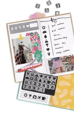 Icons Magnetic Stencils Journal Studio We R Memory Keepers