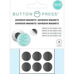 Imanes Adhesivos Button Press We R Memory Keepers