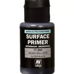 Imprimación 660 Negro Brillante Primers Vallejo 32ml
