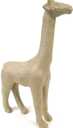 Jirafa de papel maché