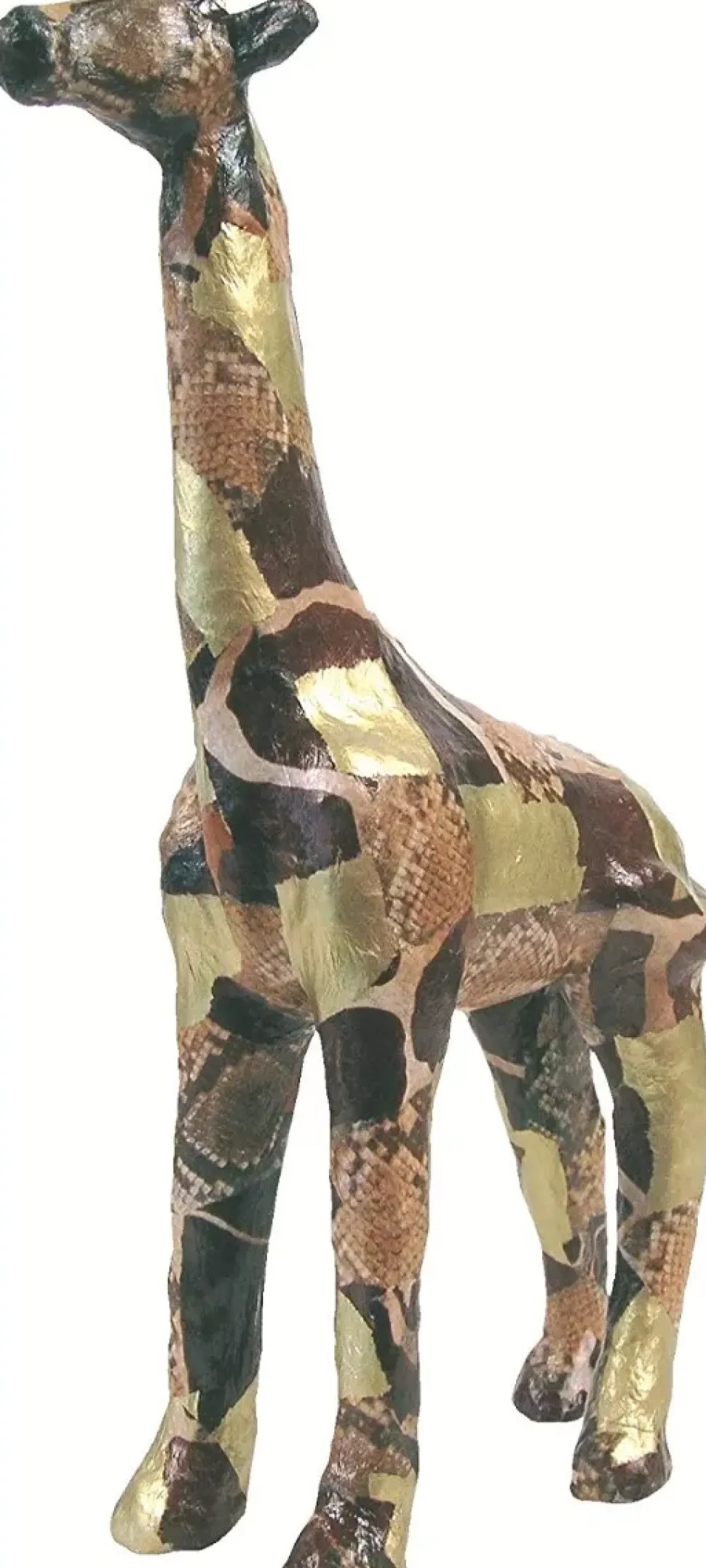 Jirafa de papel maché