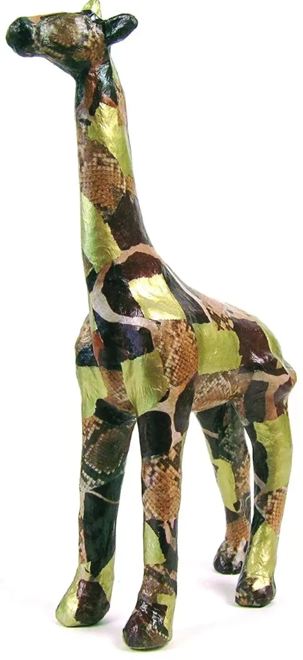 Jirafa de papel maché