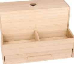 Joyero de Madera con Compartimentos Artemio