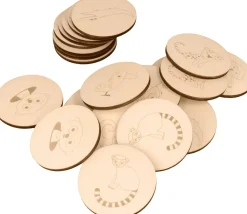 Juego de Memoria de Madera Safari Artemio