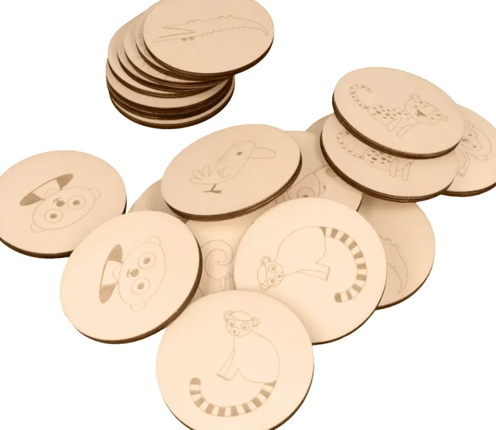 Juego de Memoria de Madera Safari Artemio