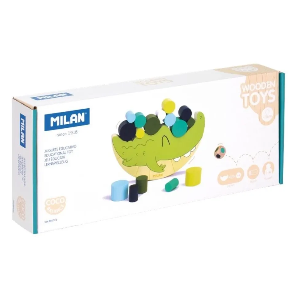 Juguete educativo de madera Coco Balance Milan