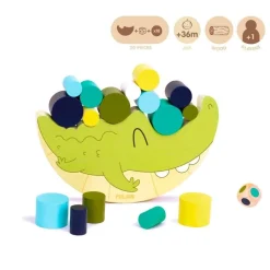 Juguete educativo de madera Coco Balance Milan