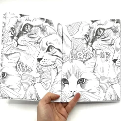 Keep F*cking Calm and Colour Cats