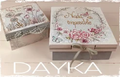 Kit 2 Cajas Prediseñadas "Nada es Imposible" Dayka