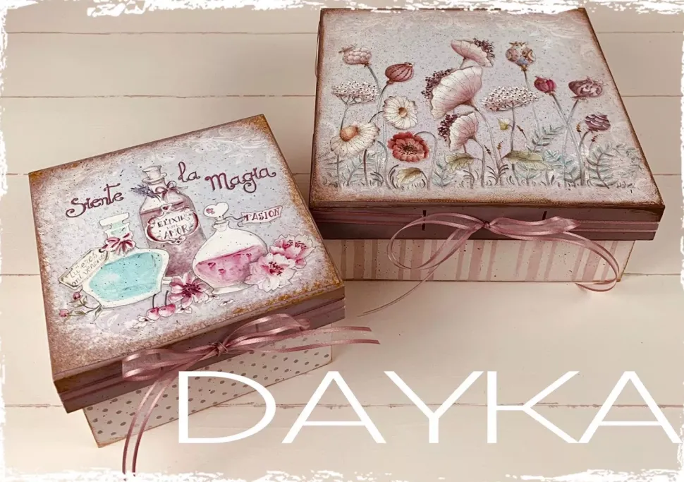 Kit 2 Cajas Prediseñadas "Siente la magia" Dayka