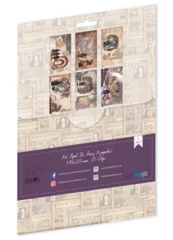 Kit 6 papeles de arroz Characters Wizarding Adventure III PapersForYou 54x33cm