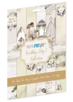 Kit 4 Papeles de Arroz I Wedding Day PapersForYou 54x33cm