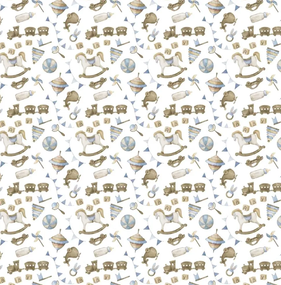 Kit 4 papeles leather Sweet Baby Boy PapersForYou 32,5x30cm