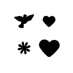 Kit 4 Perforadoras Boda 10003014