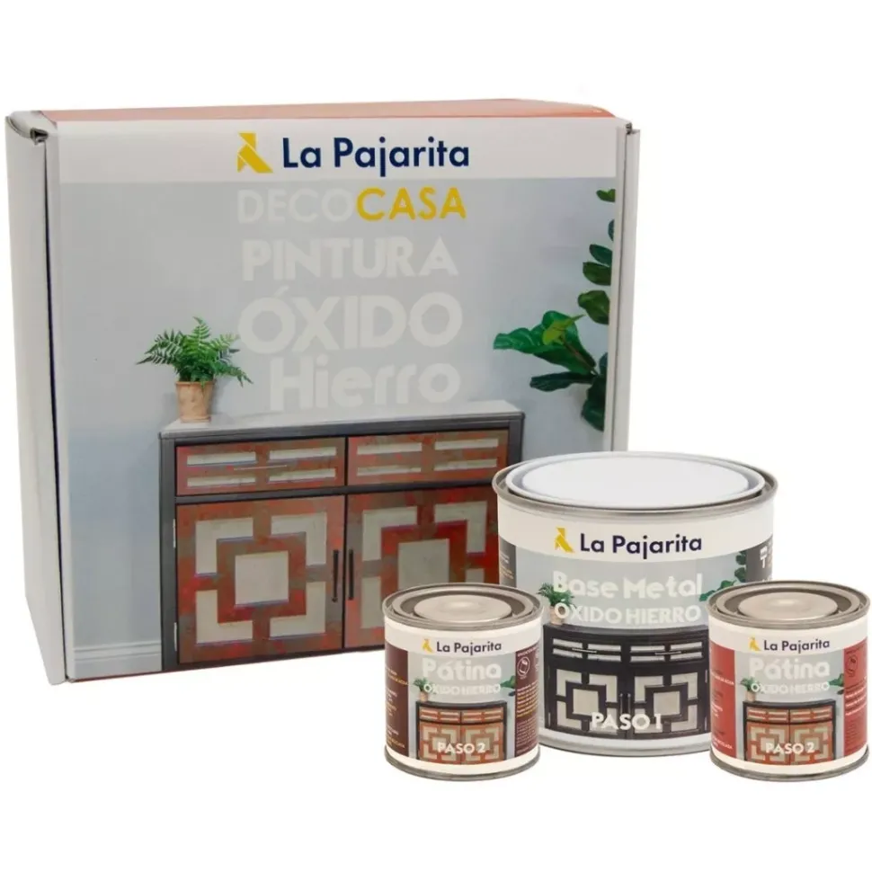 Kit 3 Pintura Efecto Óxido Hierro La Pajarita 250ml