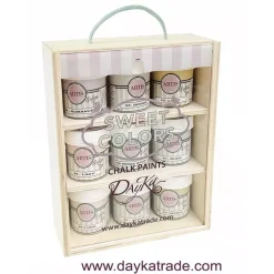 Kit 9 pinturas Chalk Artis Pastel Dayka