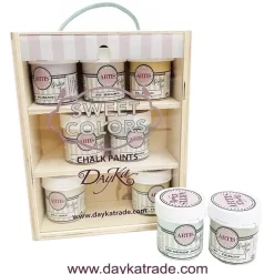 Kit 9 pinturas Chalk Artis Pastel Dayka