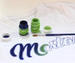 Kit 6 Pinturas para Tela + Pincel La Pajarita