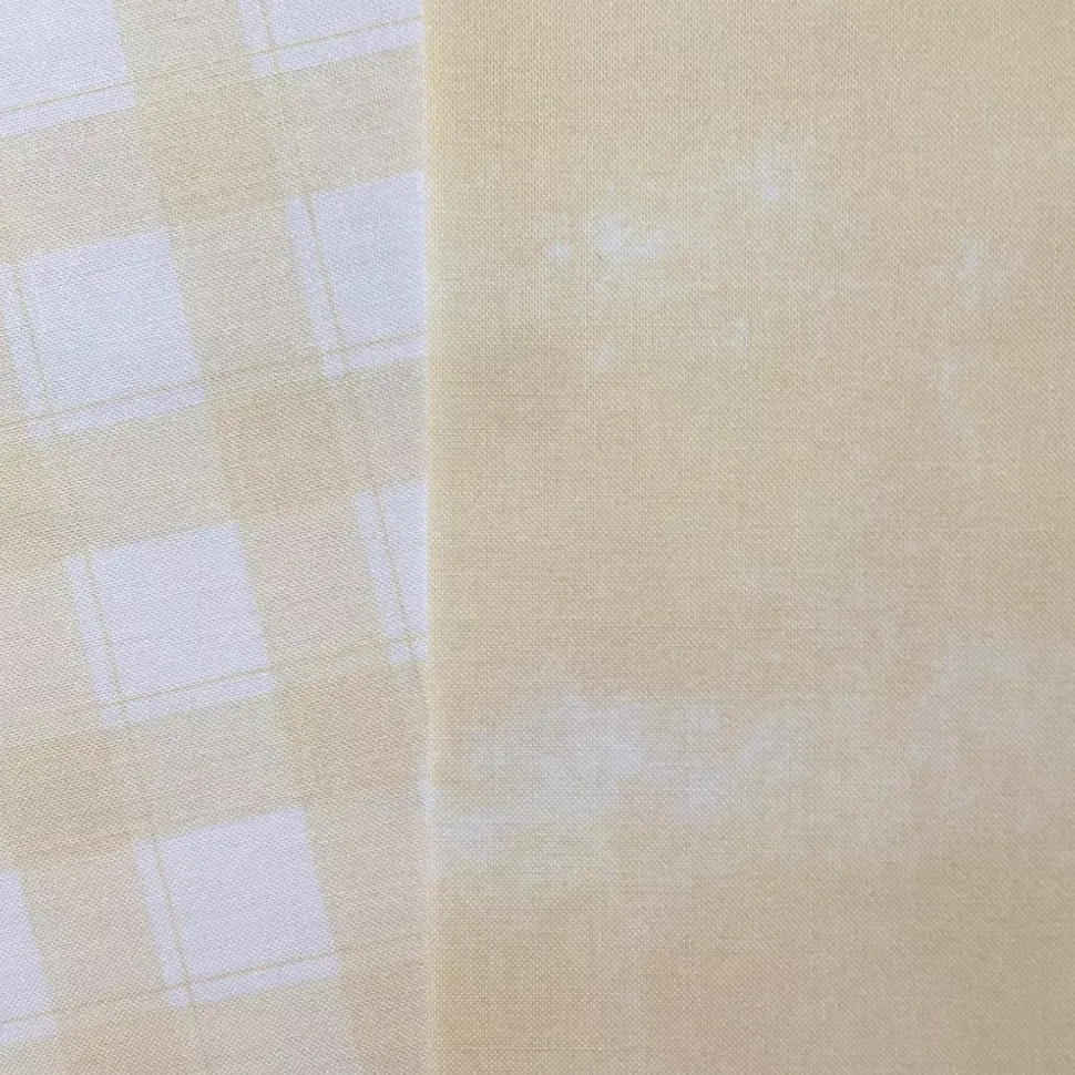 Kit 2 Telas de Encuadernar Amarillo Tatita Iriri Estudio 30x30cm