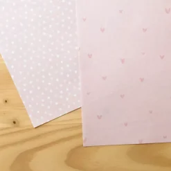 Kit 2 Telas de Encuadernar Rosa Tatita Iriri Estudio 30x30cm