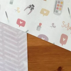 Kit 2 Telas de Encuadernar Scrapera Scrap Power Iriri Estudio 30x30cm