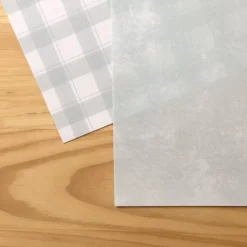 Kit 2 Telas de Encuadernar Celeste Tatita Iriri Estudio 30x30cm