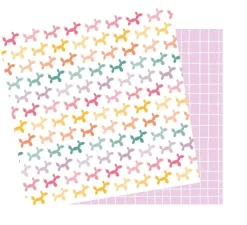 Kit 2 Telas de Encuadernar Perritos Tenderete Iriri Estudio 30x30cm