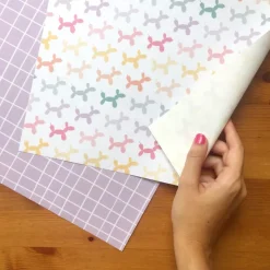 Kit 2 Telas de Encuadernar Perritos Tenderete Iriri Estudio 30x30cm