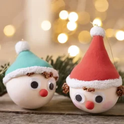 Kit adornos de Navidad mini elfos Creativ Company