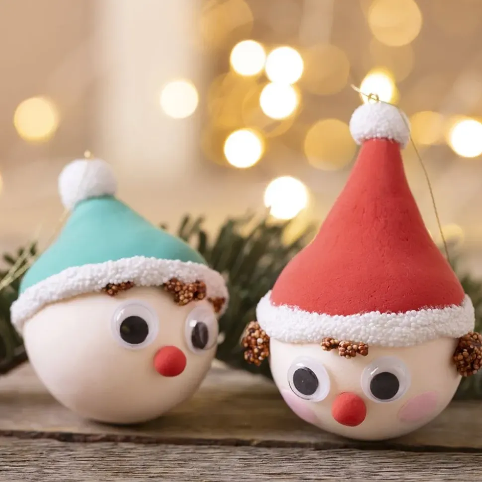 Kit adornos de Navidad mini elfos Creativ Company