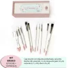 Kit Básico de 10 Pinceles + Estuche de Madera + Etiqueta Prediseñada Dayka