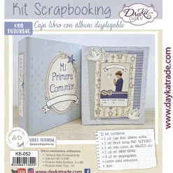 Kit Caja Libro Álbum Niño Amor y Fe Dayka