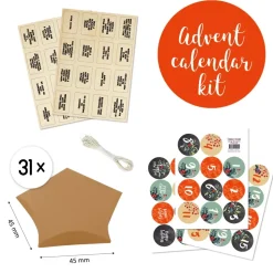 Kit calendario de adviento 2 Fabrika Decoru