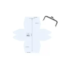 Kit costura para monedero triangular