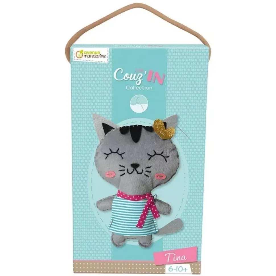 Kit creativo Little Couz'IN Gatita Avenue Mandarine