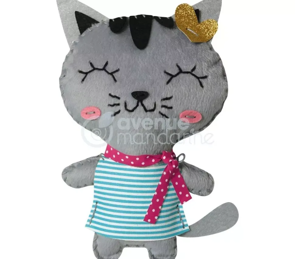 Kit creativo Little Couz'IN Gatita Avenue Mandarine