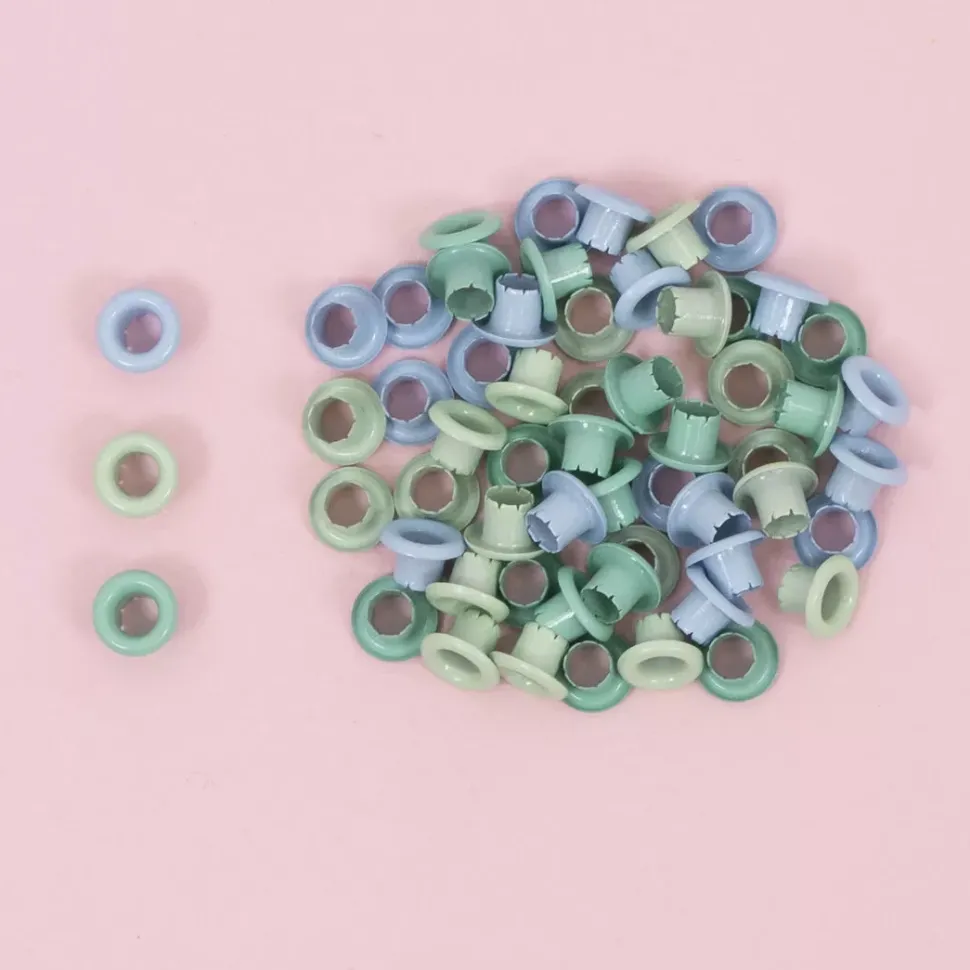 Kit Crop-A-Dile Turquesa + 180 Ojales