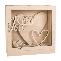 Kit 3D de madera All you need is love