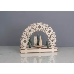 Kit 3D de Madera Arco de Estrellas con Base Giratoria Rayher