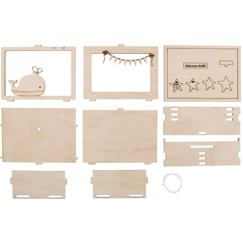 Kit 3D de madera Baby