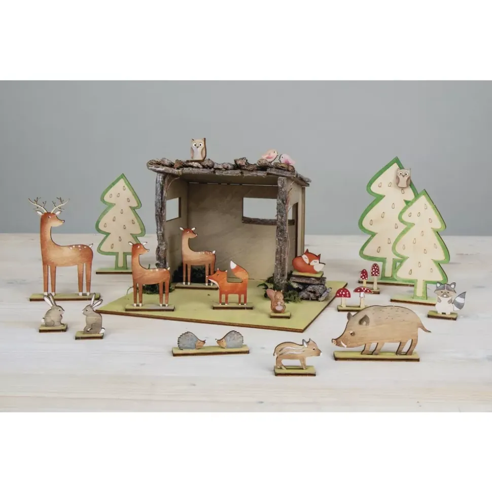 Kit 3D de Madera Cabaña en el Bosque Rayher