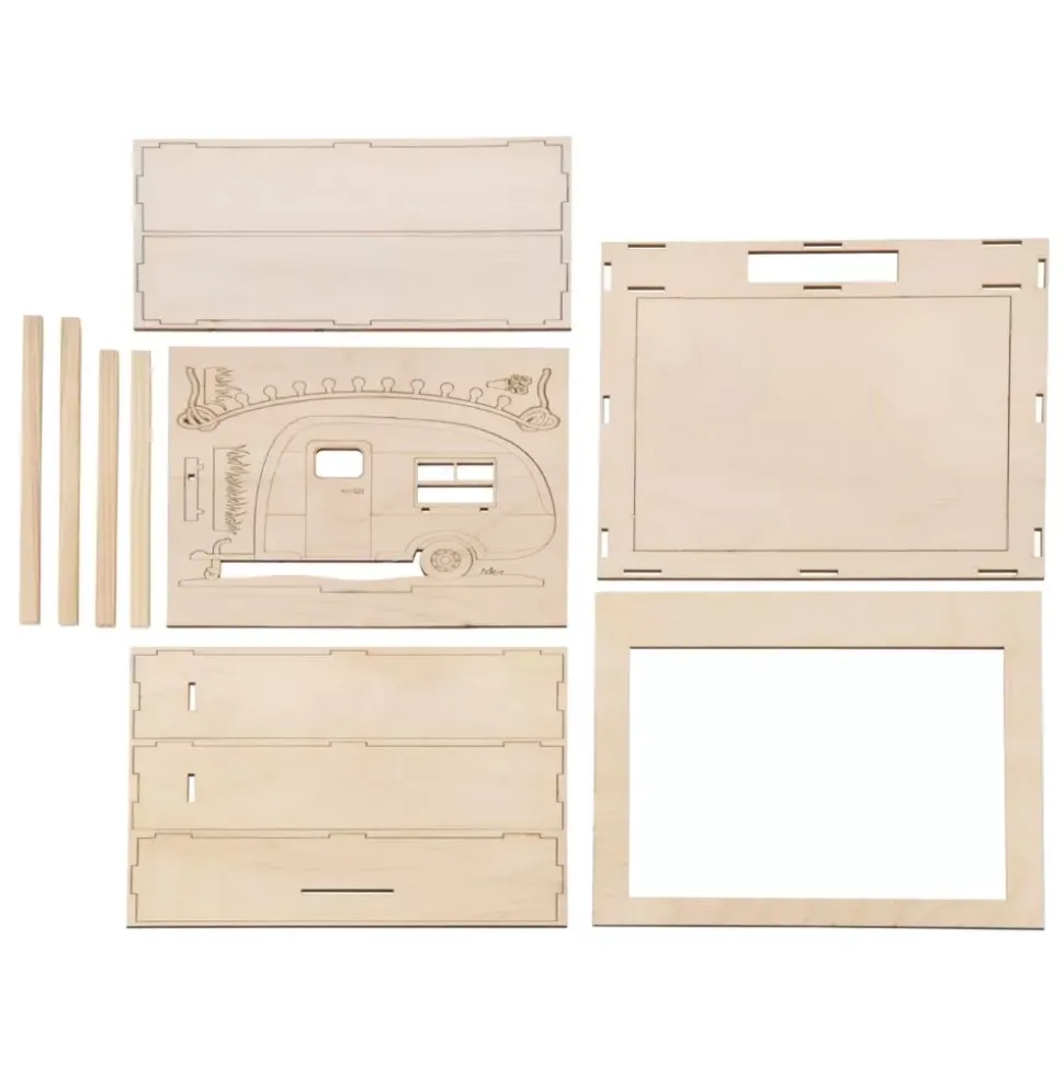 Kit 3D de Madera Caravana Rayher