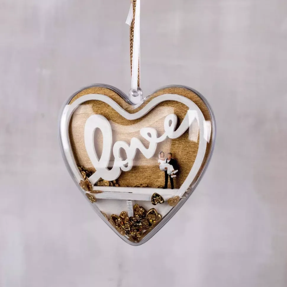 Kit 3D de Madera Corazón Decorativo Rayher