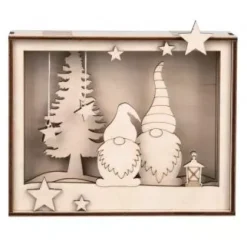 Kit 3D de Madera Gnomos Navideños Rayher