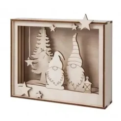 Kit 3D de Madera Gnomos Navideños Rayher