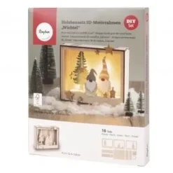 Kit 3D de Madera Gnomos Navideños Rayher