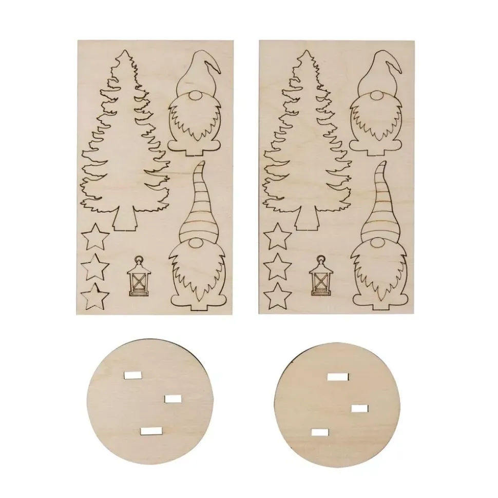 Kit 3D de Madera Gnomos Rayher